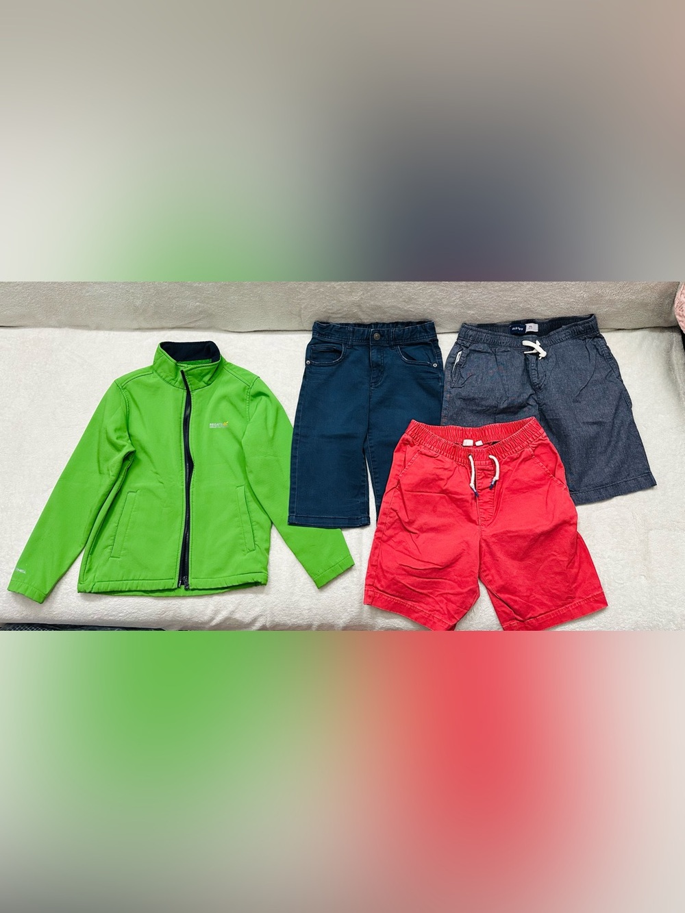 Lot Boys Jacket & Shorts Size 9/10 Years Excellent Condition